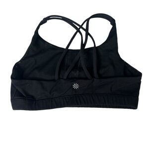 Athleta Girl L black Racerback sports bra